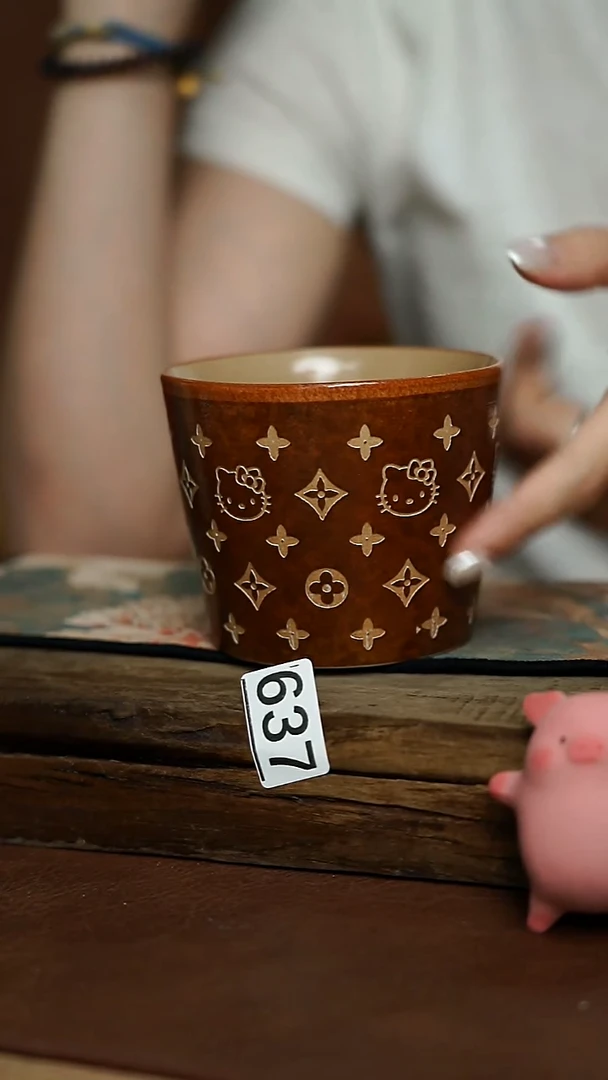 小满设计师 限量 Kitty猪口杯