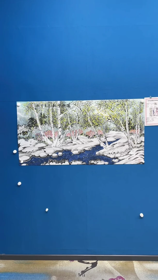 国画张-展览原作雪景/无框/W