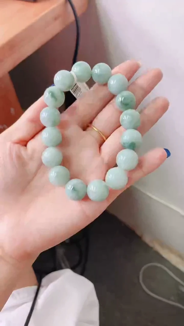 未镶嵌定制翡翠珠串