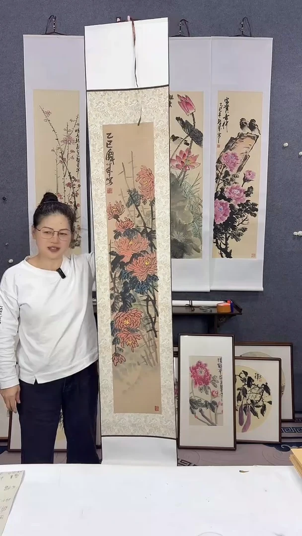 国画175*32吴铁成作品