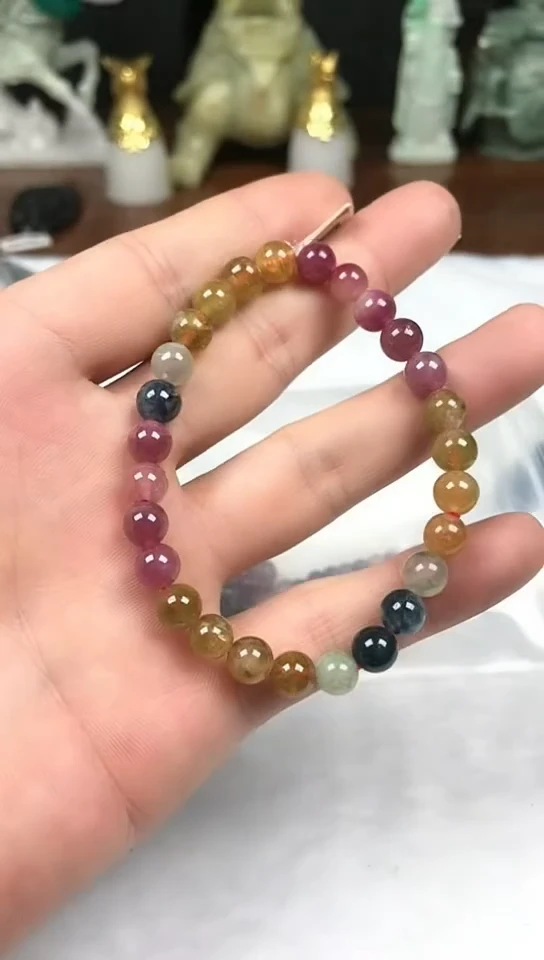 未镶嵌手链碧玺哎**～手串
