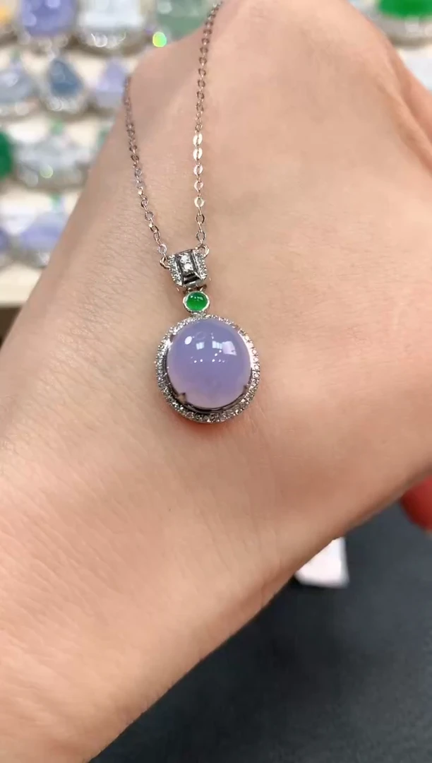 【闪购商品】翡翠套链18K金镶嵌n1