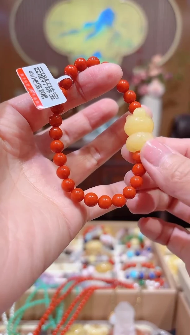 【闪购商品】南红玛瑙手链未镶嵌特级5A锦红
