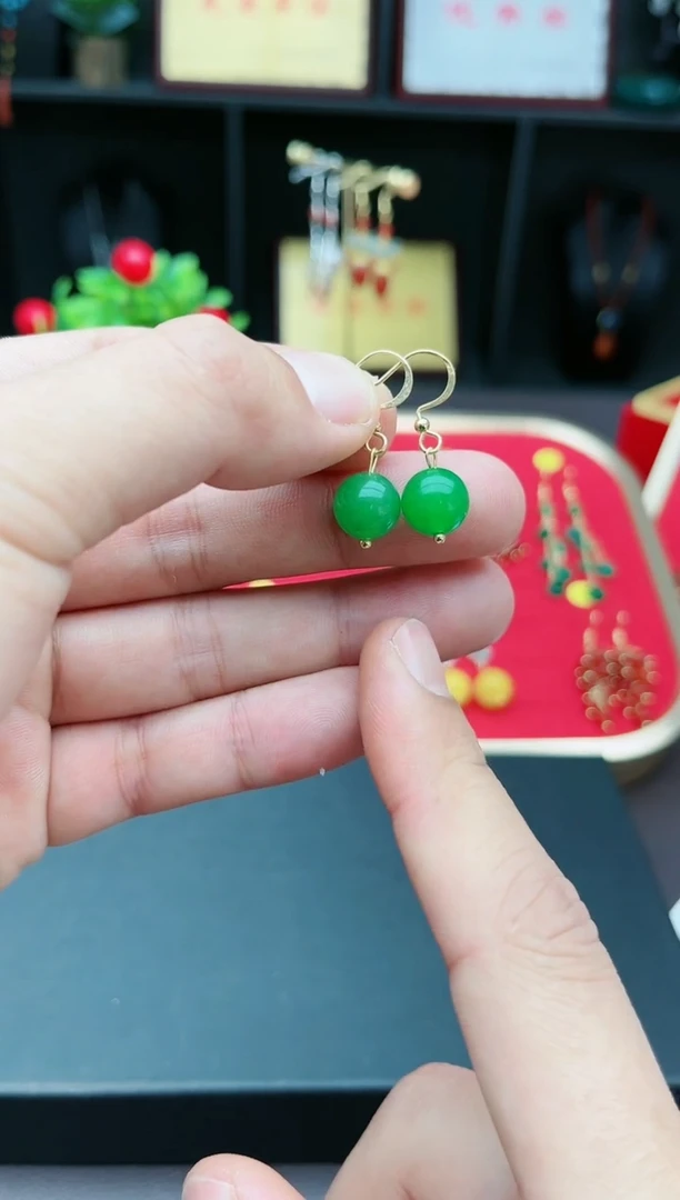 【闪购商品】玛瑙/玉髓耳钉银S925镶嵌825000