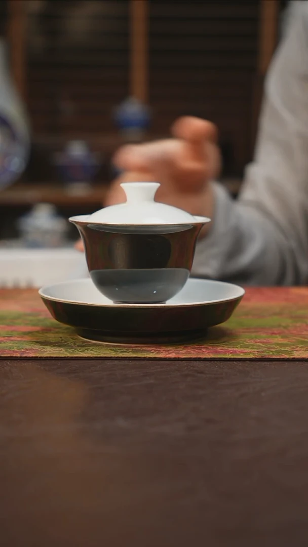 杯景德镇陶瓷杯碗柴烧多人