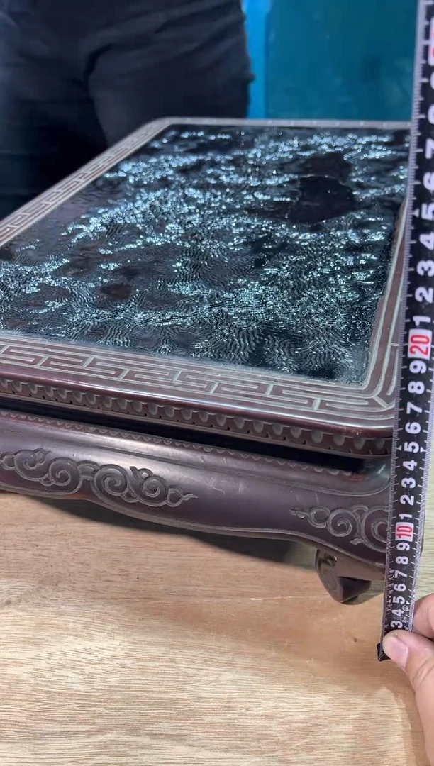 519 实木高足茶桌 50*30*15.5