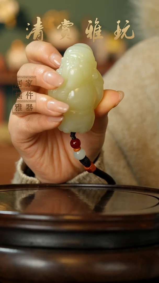 玉《义薄云天》摆件