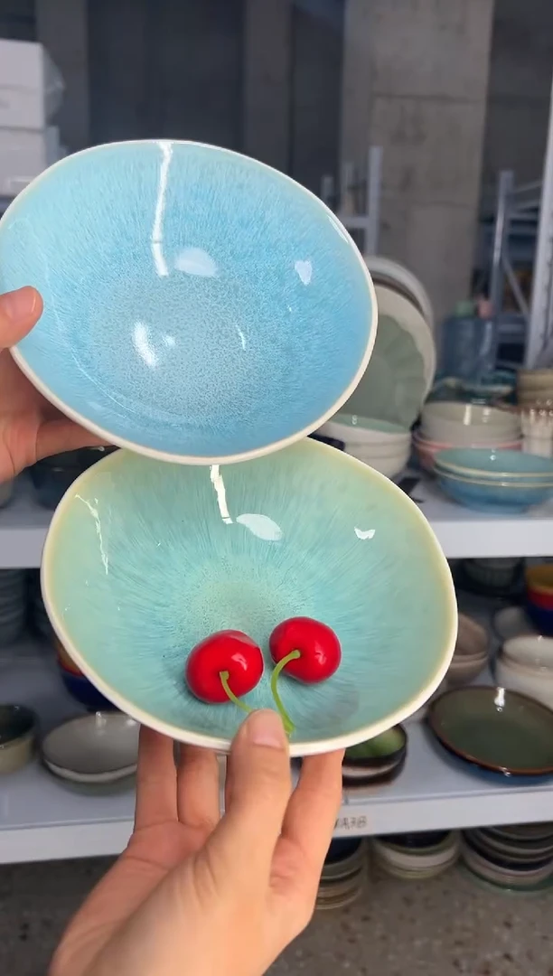 陶瓷外贸尾货瑕疵满20包邮X2 菜碗组合