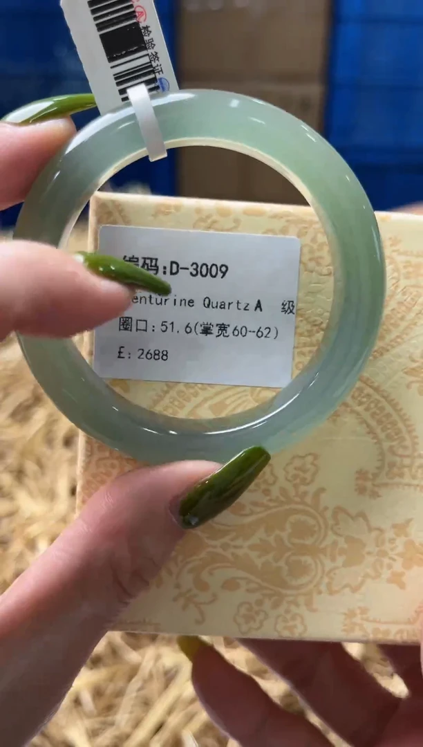 未镶嵌手镯石英质玉D3009