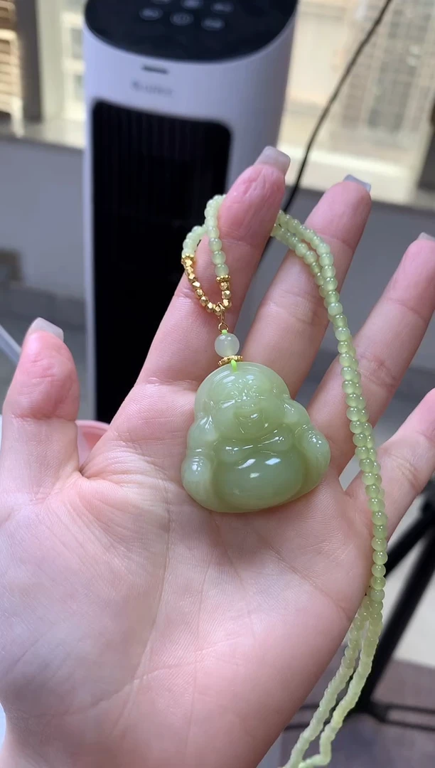 【闪购商品】和田玉颈饰未镶嵌吊坠35mm