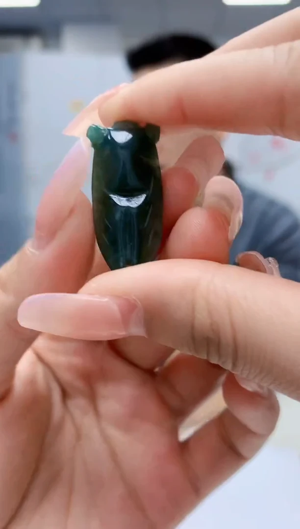 【闪购商品】翡翠颈饰未镶嵌3916lr-jj挂件95