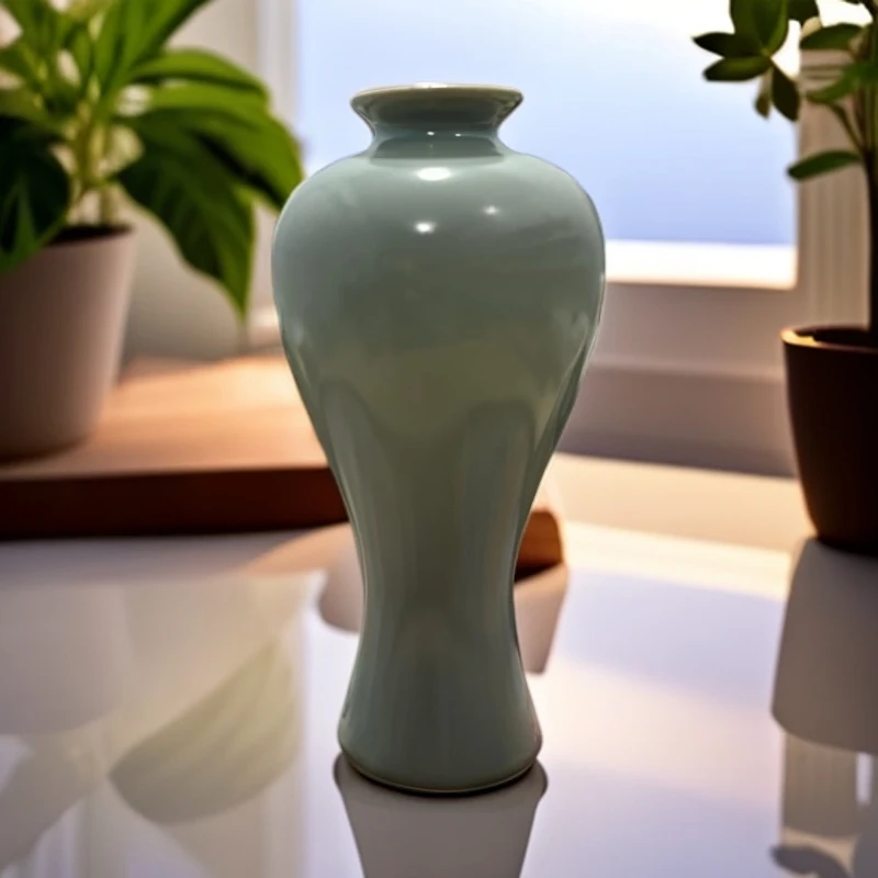 汝瓷梅瓶摆件花瓶
