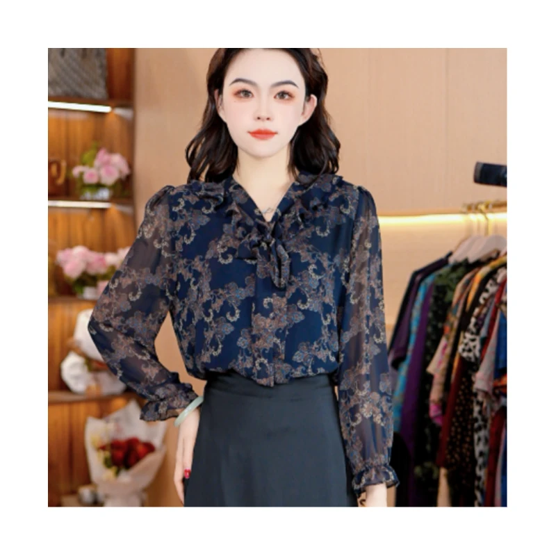 9393-25新款女式上衣长袖小衫