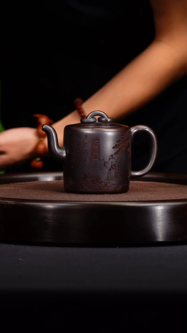 茶壶紫砂双圈