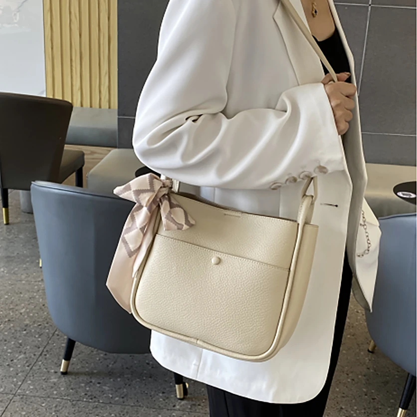 【Show Mi】SKL-7029-奶茶色-轻奢小众时尚百搭女士包包sm