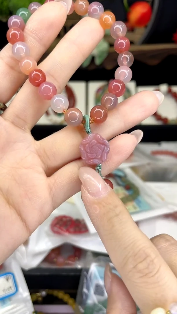 【闪购商品】玛瑙/玉髓手链合金玛瑙手链