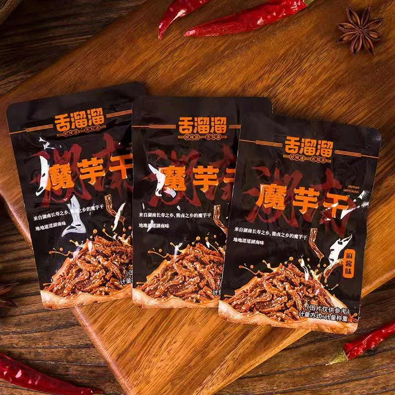 【舌溜溜魔芋干】盒装50袋湖南特产休闲零食解馋小袋装盒装