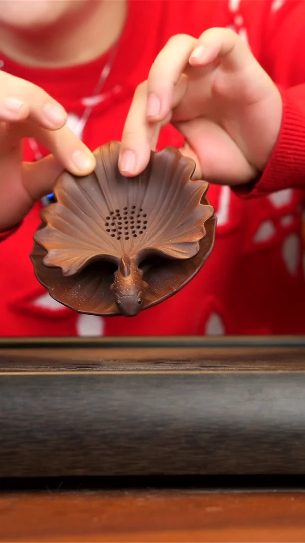 【闪购商品】紫砂茶壶紫泥锦鲤茶漏