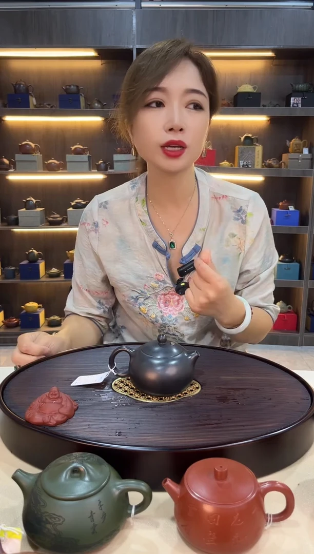 茶壶紫砂光器卡盖西施 石黄 赵春梅
