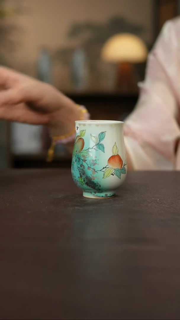 杯景德柴烧手作多人瑕疵