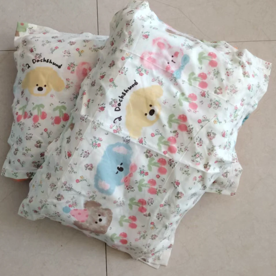 百搭款五彩熊枕套（一对装）