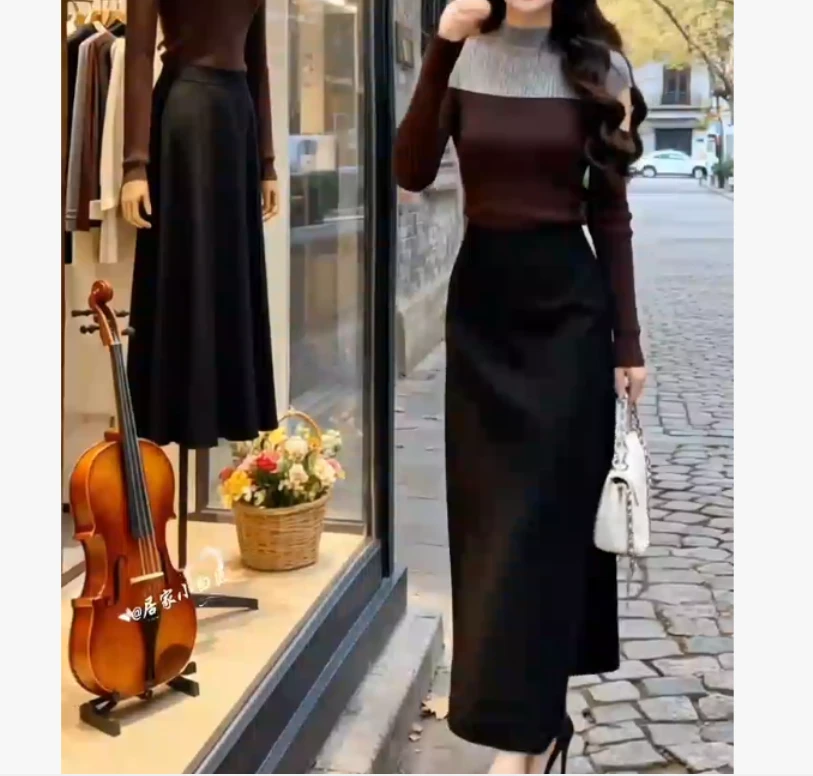 2025冬季时尚潮流百搭精品女装米DCH0E