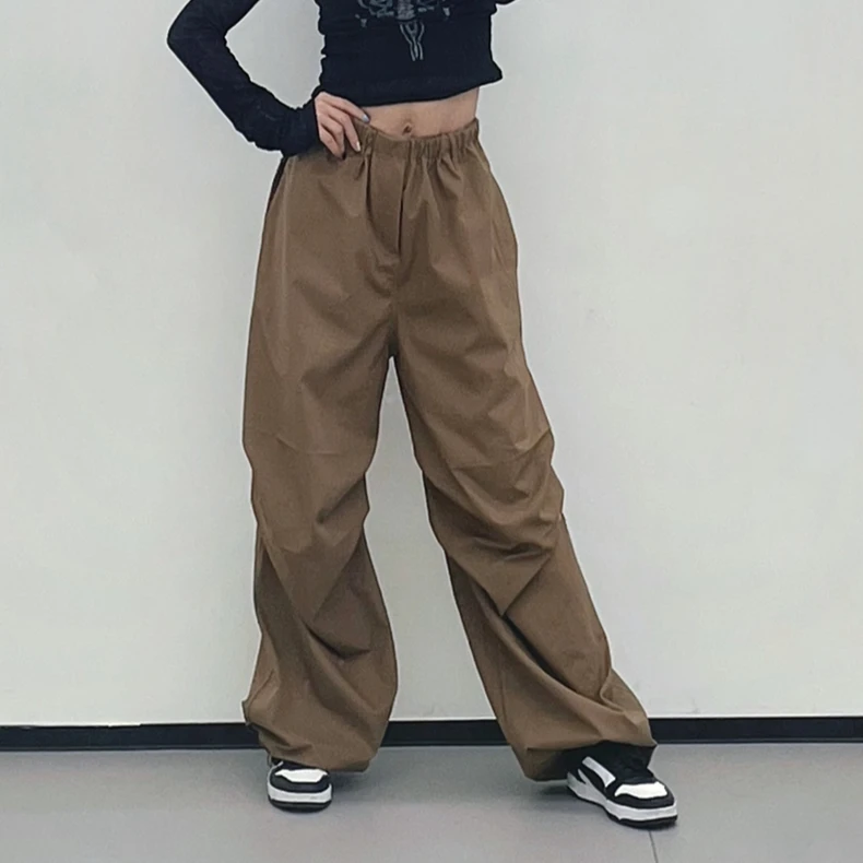 【辣妈GG专属】2025新款秋冬季宽松显瘦休闲裤高腰阔腿长裤直筒裤子