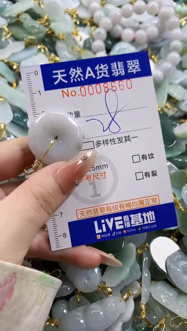 颈饰未镶嵌翡翠天然A货翡翠