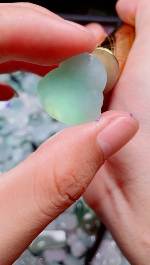 翡翠未镶嵌颈饰225