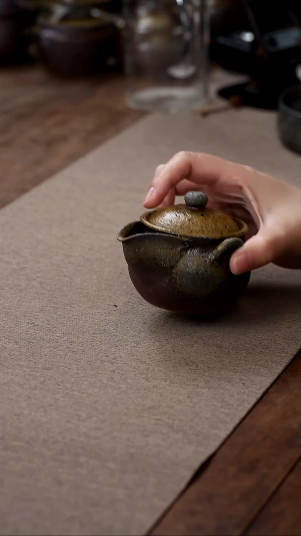 茶壶紫砂柴烧宝瓶