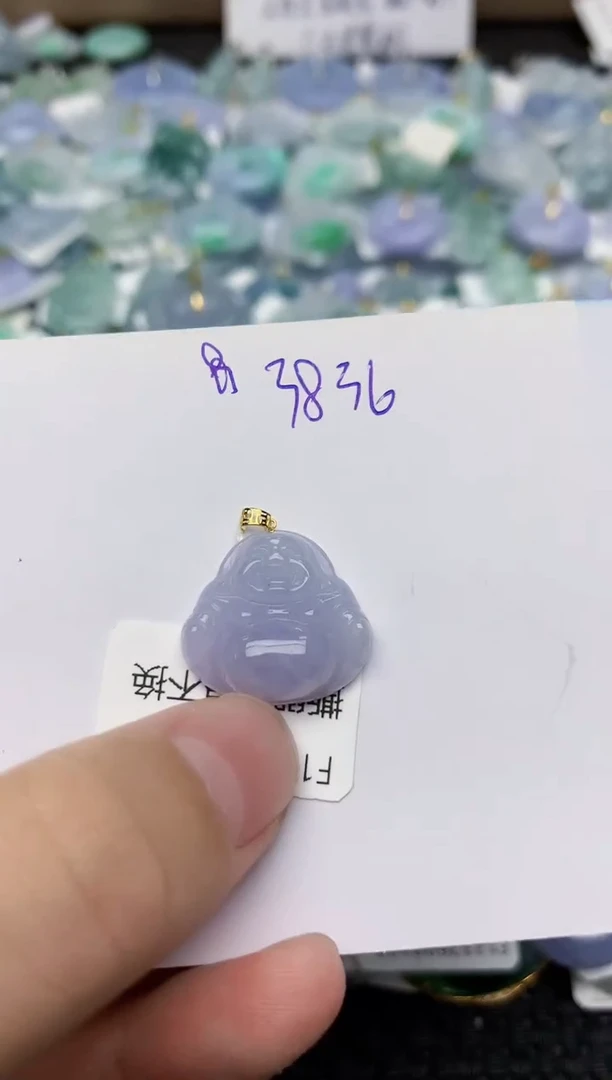 颈饰未镶嵌翡翠天然缅甸A货翡翠百元以上9元证书费自理
