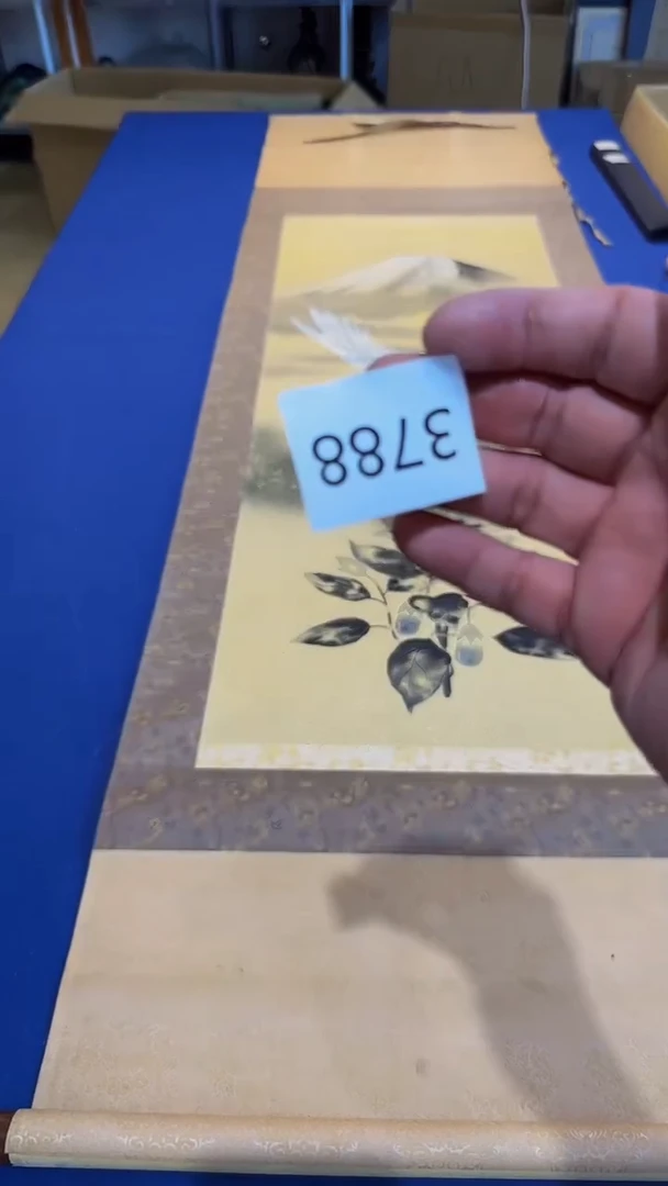 日瓷字画直播间放漏中