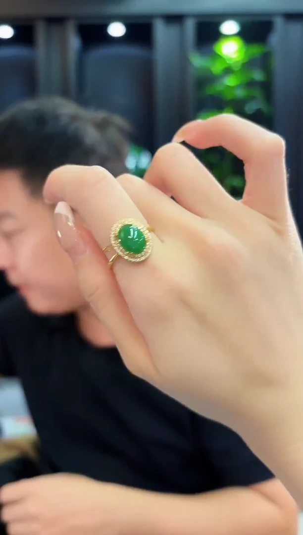 未镶嵌戒指翡翠 缅料A货/支持复检/一件