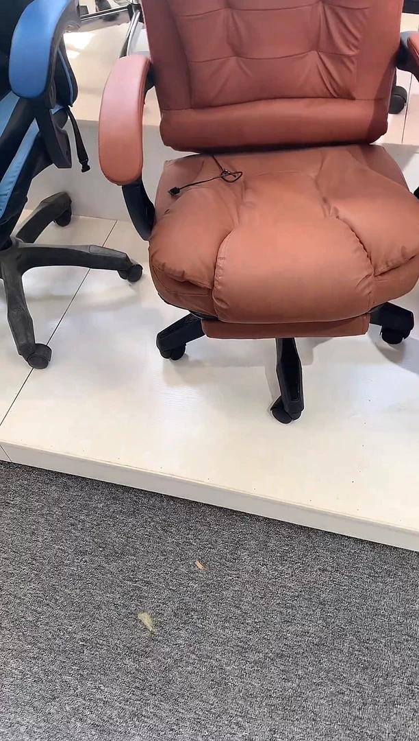 棉橙色老板椅1346