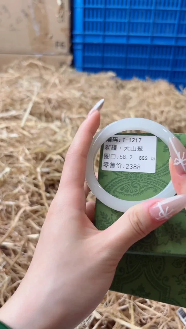 未镶嵌手镯石英质玉T-1217
