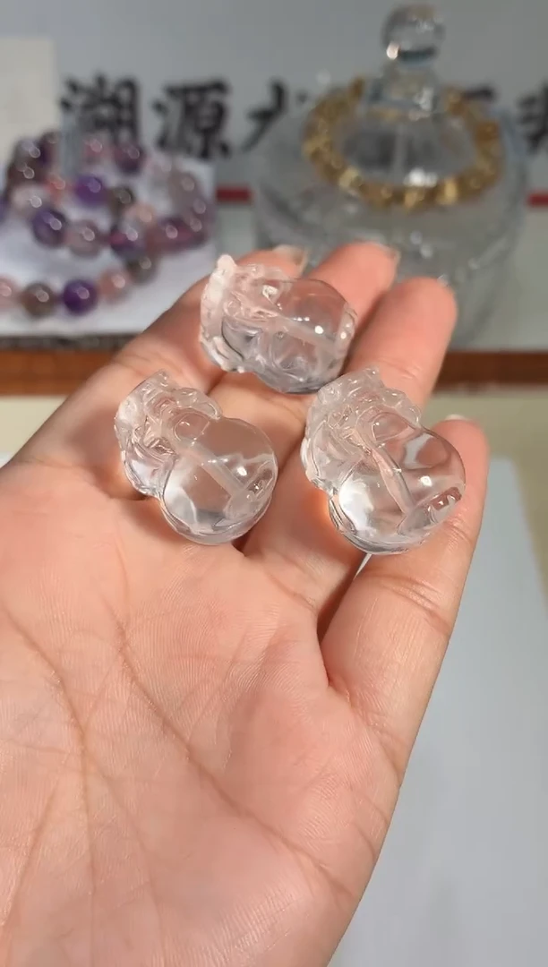 未镶嵌手链水晶白水晶高净体貔貅设计款多样性发一