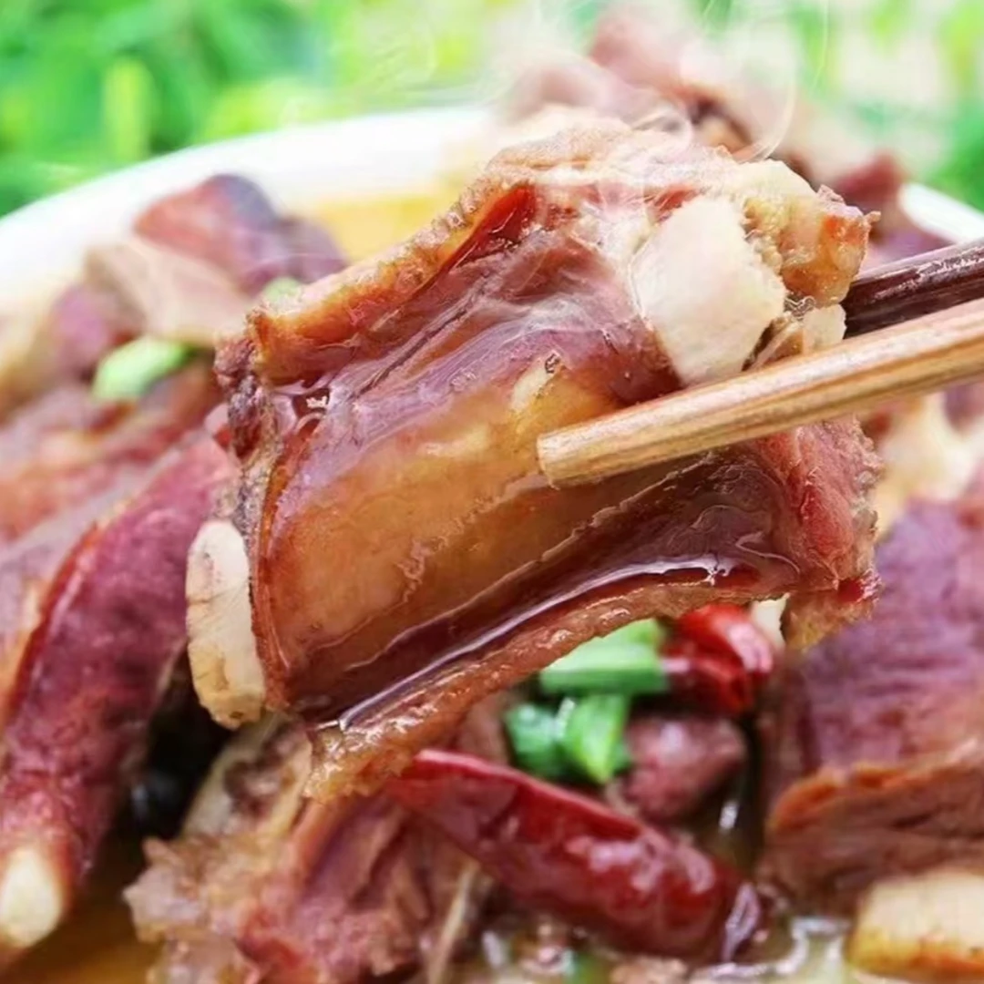 农家烟熏腊排骨整块纯肋排精排