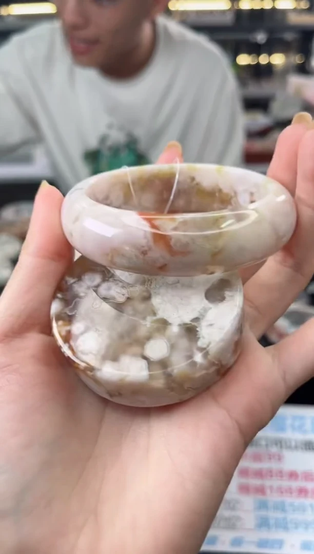 【闪购商品】石英质玉手镯未镶嵌57圈口（不退不换）1571132