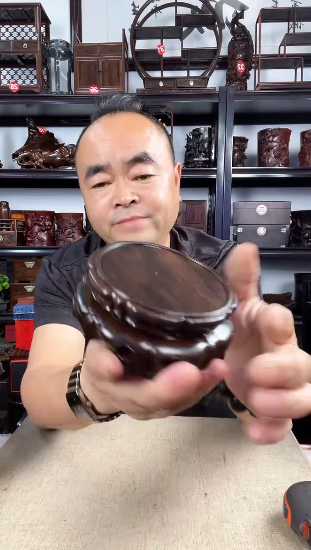 木旋转如意老李红木工艺品