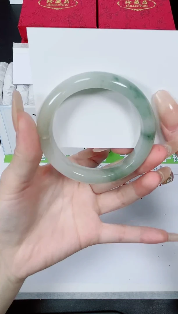 【闪购商品】石英质玉手镯未镶嵌K253-54.1