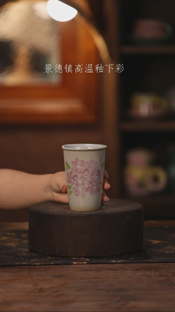 陶瓷景德镇高温釉下手绘陶瓷486