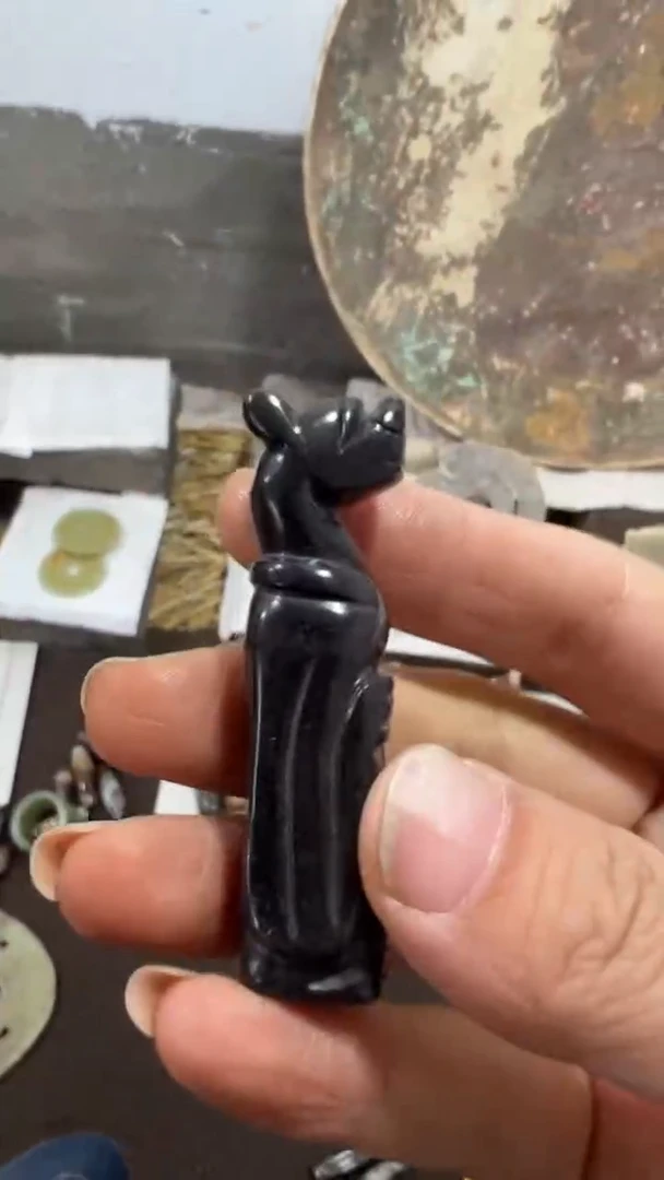 瓷片摆件把件888888