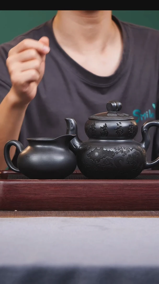 茶壶紫砂宜兴原矿紫砂作品