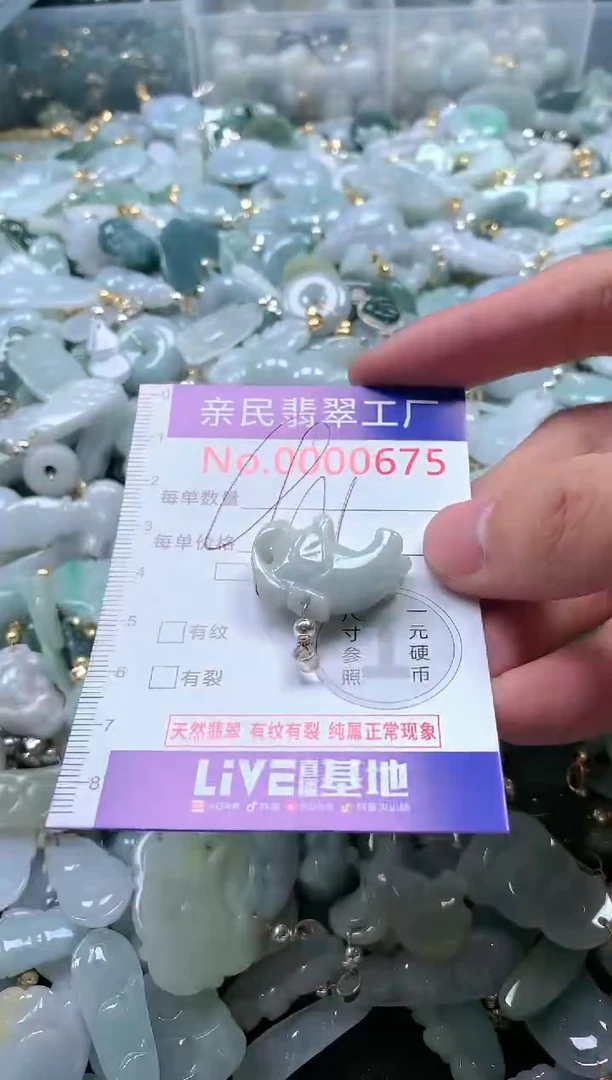 【闪购商品】翡翠吊坠(不含链)未镶嵌675