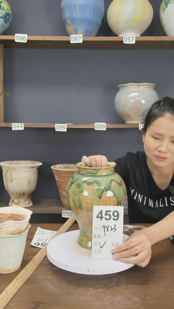 陶瓷景德镇陶瓷花盆【459微瑕】