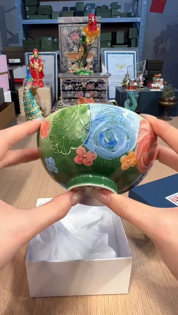 【闪购商品】杯50虹月窑饭碗（绿）