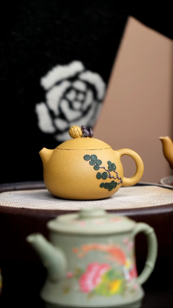 茶壶紫砂001   段泥松叶西施