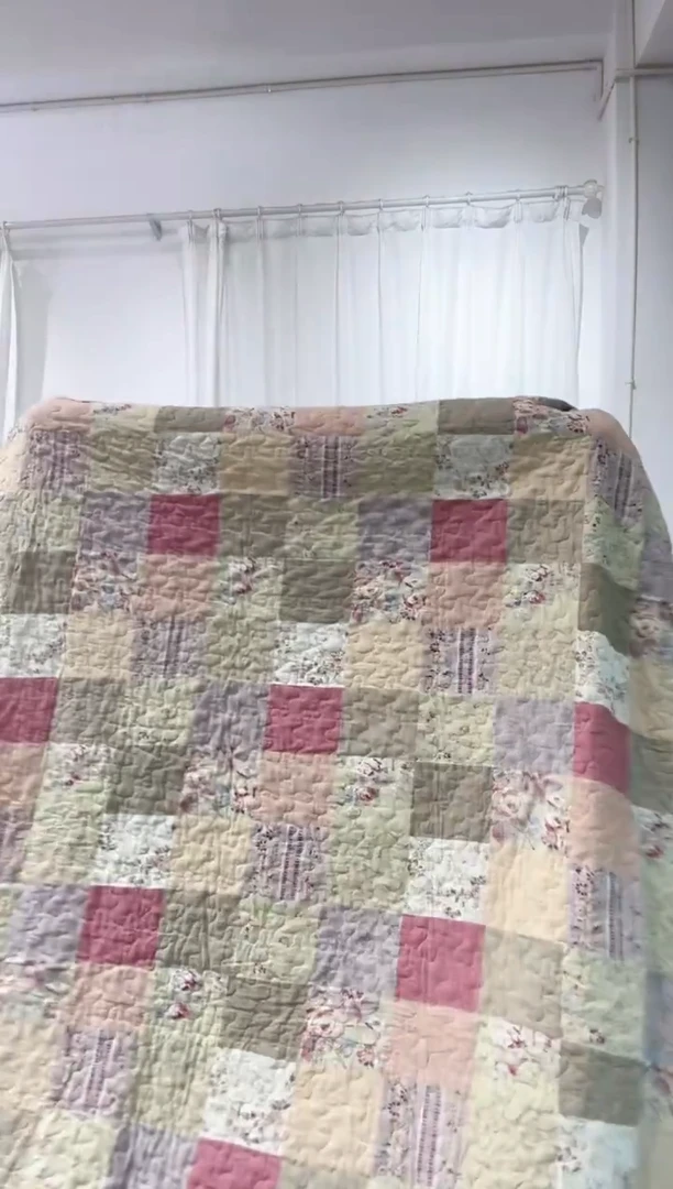 棉140*200纯棉床盖127号微瑕