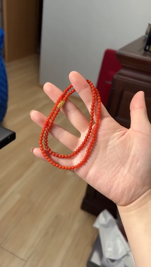 【闪购商品】南红玛瑙手串未镶嵌南红4mm多圈手串