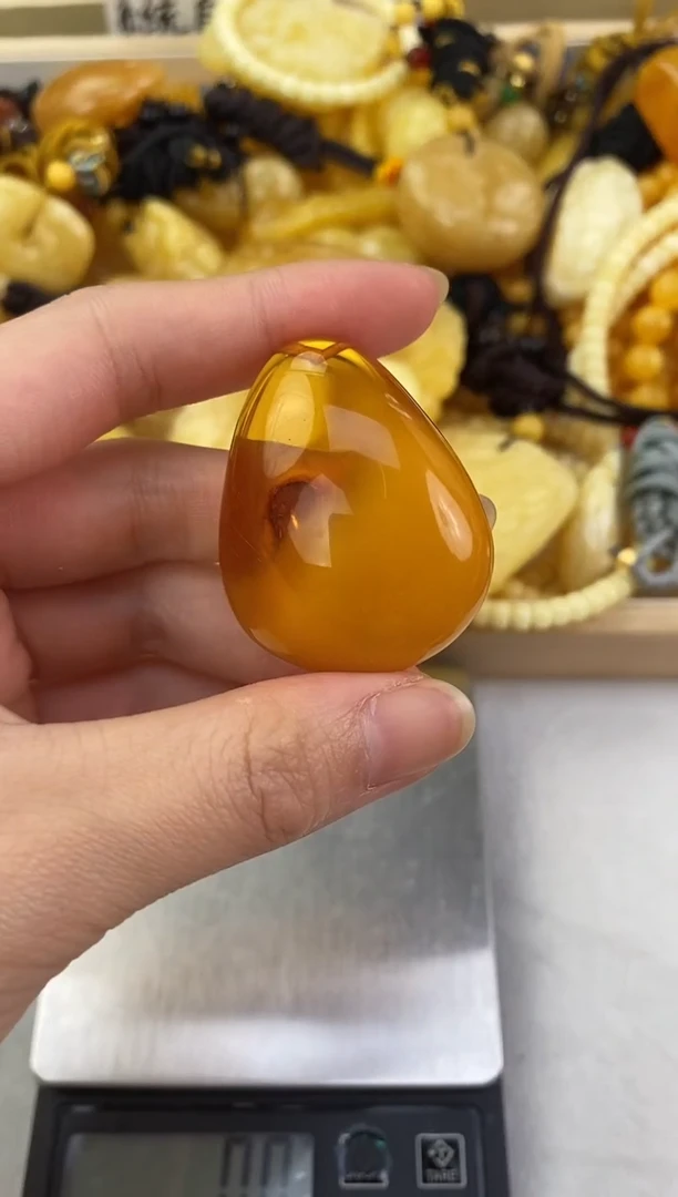 裸石琥珀未镶嵌天然琥珀蜜蜡